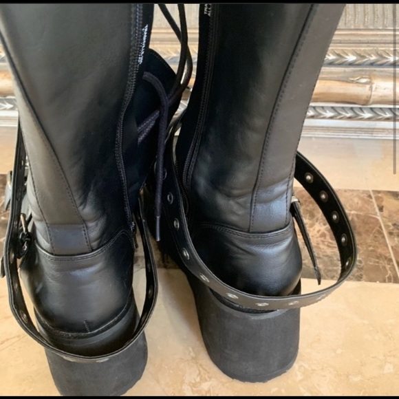 Men’s Demonia Thrasher Platform Boots - Picture 3 of 8